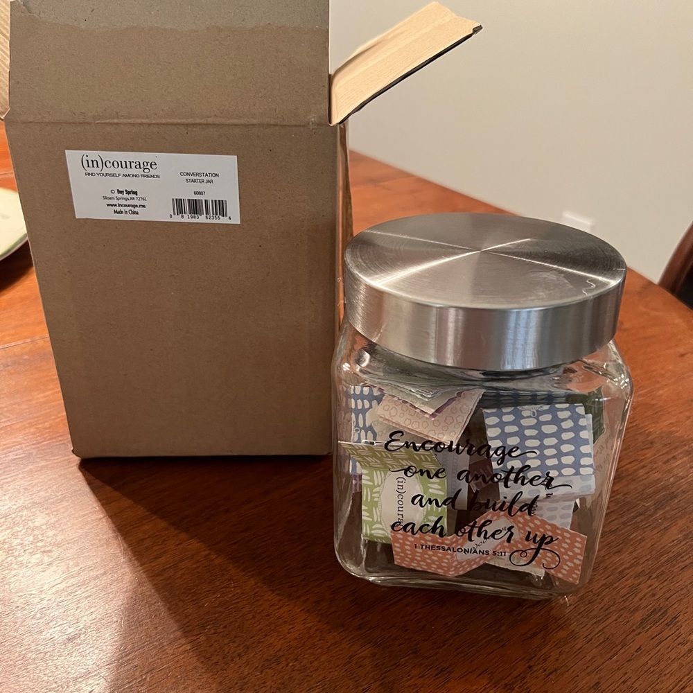 (in)courage Encouragement Conversation Starter Jar